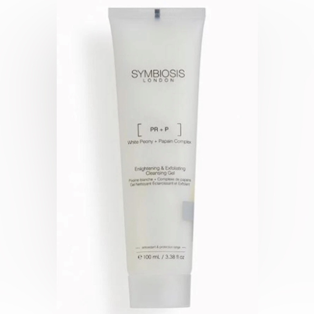 SYMBIOSIS London Enlightening & Exfoliating Cleansing Gel 3.38 oz 100ml ~ New!❤️